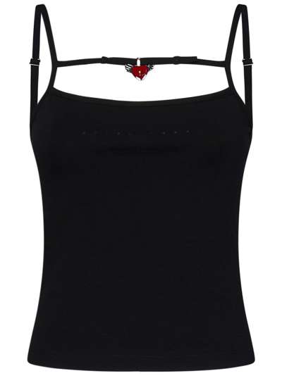 Ottolinger Black Stretch Jersey Top