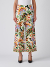 Etro Woman Pants White Size 6 Cotton In Stampa Fondo Bianco