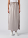 Herno Drawstring Midi Skirt In Chantilly