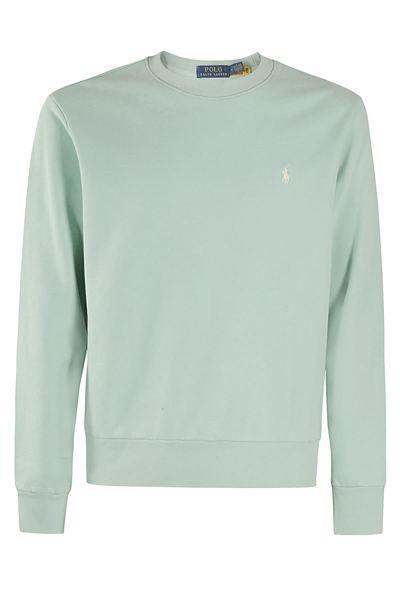 Polo Ralph Lauren Long Sleeve Sweatshirt In Celadon