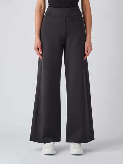 Max Mara Osol Wool Blend Wide Pants In Nero