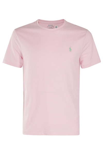 Polo Ralph Lauren Men's Logo Short-sleeve T-shirt In Garden Pink