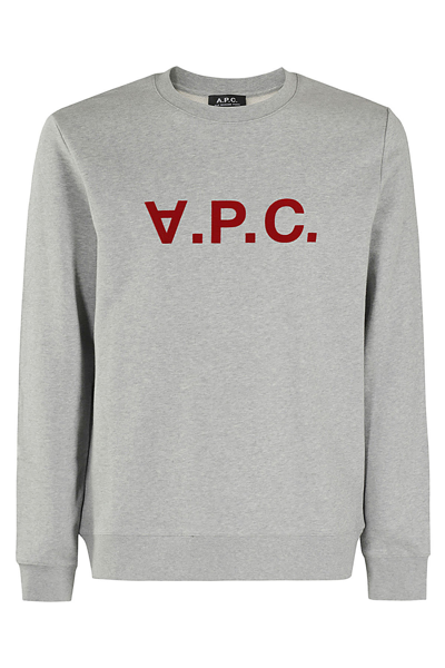 Apc Sweat Vpc In Tph Gris Clar Chine Rouge