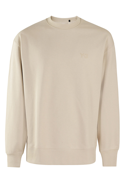 Y-3 Ft Crew Sweat In Taupe
