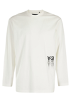 Y-3 Gfx Ls Tee In White