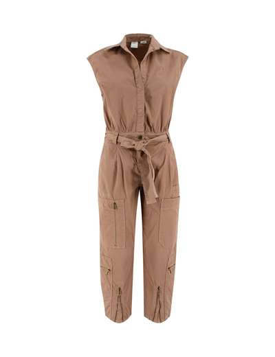 Pinko Overall In Beige Bruno Fulvo