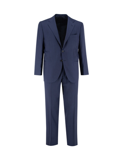 Kiton Suit In Blue