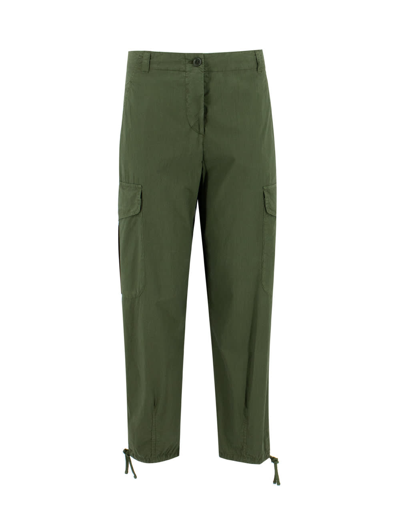 Aspesi Trousers In Verde/green