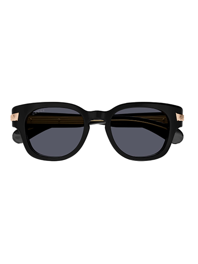 Gucci Gg1518s Sunglasses In Black Black Grey