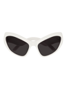 Balenciaga Eyewear Hamptons Cat-eye Sunglasses In Ivory Ivory Grey