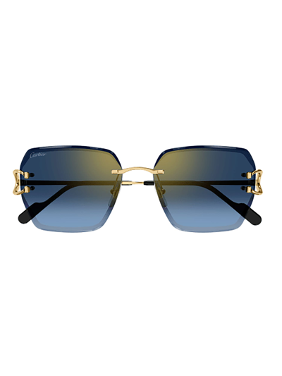 Cartier Square Frame Sunglasses In Crl