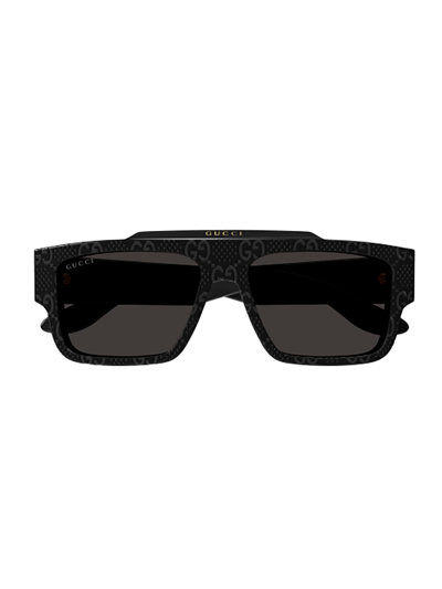 Gucci Gg1460s Sunglasses In Black Black Grey