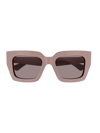 Bottega Veneta Bv1212s - Light Purple Sunglasses In Pink Pink Violet