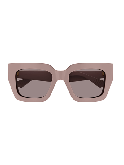 Bottega Veneta Bv1212s Sunglasses In 006 Pink Pink Violet