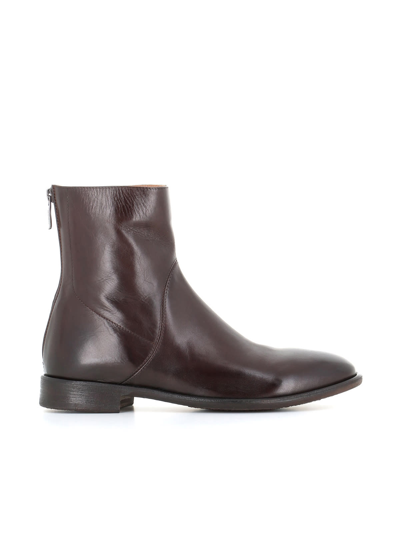 Alberto Fasciani Ankle-boot Homer 89022 In Mahogany