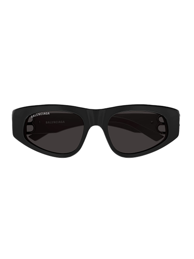 Balenciaga Bb0095s Sunglasses In Black Silver Grey
