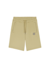 Maison Kitsuné Maison Kitsune "oversized Sporty Bermuda Shorts With Bold In Green