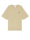 Maison Kitsuné Bold Fox Head Ivory T-shirt In Beige