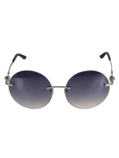 Cartier Trinity Sunglasses In Platinum