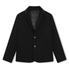 Givenchy Logo-trim Single-breasted Blazer In Black