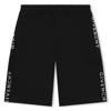 Givenchy Logo-tape Bermuda Shorts In Black