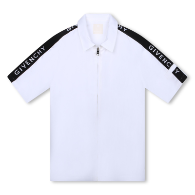 Givenchy Kids' Shirt With Print In White