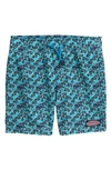 Vineyard Vines Boys' Printed Chappy Swim Trunks - Little Kid, Big Kid In Gulf Floral Chappy Navy