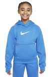 Nike Multi+ Big Kids' Therma-fit Pullover Hoodie In Blue