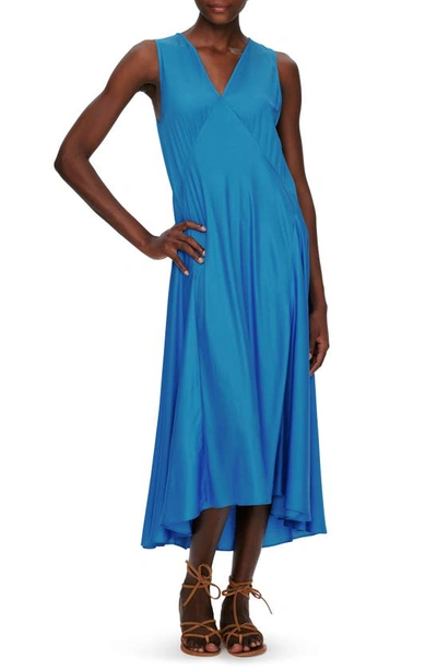 Diane Von Furstenberg Helene Midi Dress In Vivid Blue
