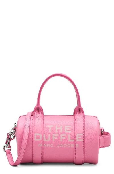Marc Jacobs The Mini Leather Duffle Bag In Petal Pink