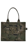 Marc Jacobs The Camo Jacquard Large Tote Bag In Camo Multi