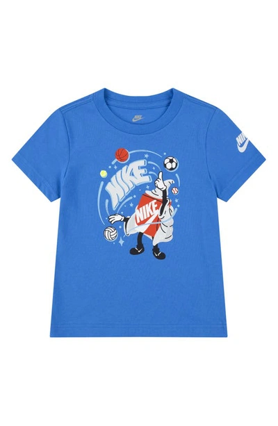 Nike Little Kids' Graphic T-shirt In Blue