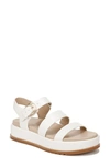 27 Edit Naturalizer Zizi Platform Sandal In White Faux Leather