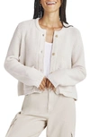 Splendid Andrea Patch Pocket Cropped Cardigan In Moonstone