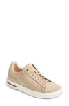 Birkenstock Womens Sandcastle Bend Low Logo-embossed Suede Low-top Trainers In Sandcastle