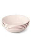 Fable The Pasta Set Of 4 Bowls In Blush Pink