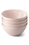 Fable The Dessert Set Of 4 Bowls In Blush Pink
