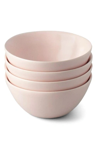 Fable The Dessert Set Of 4 Bowls In Blush Pink