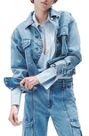 Rag & Bone Jaiden Denim Jacket In Blue