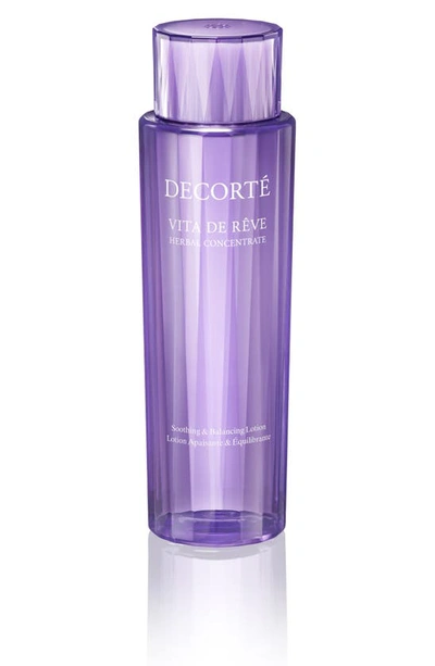 Decorté Vita De Reve Herbal Concentrate Soothing & Balancing Lotion 10 Oz. In Purple