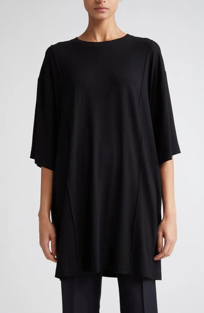 Peter Do Creased Oversize T-shirt In Black