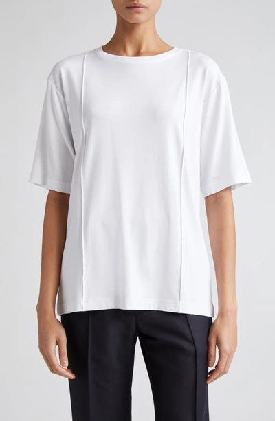 Peter Do Creased Regular Fit T-shirt In White