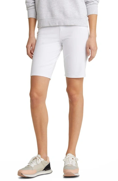 Hue Game Changing High Rise Bermuda Shorts In White