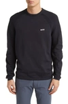 Hugo Boss Perform-x Crewneck Sweater In Dark Blue