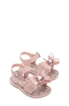 Melissa Kids' Mini Mar Star Sandal In Pink Glitt