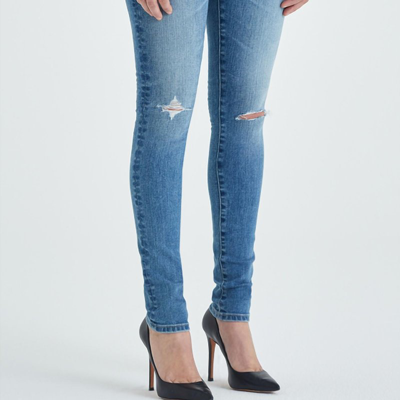 Ag Legging Ankle Destructed Jean In Blue