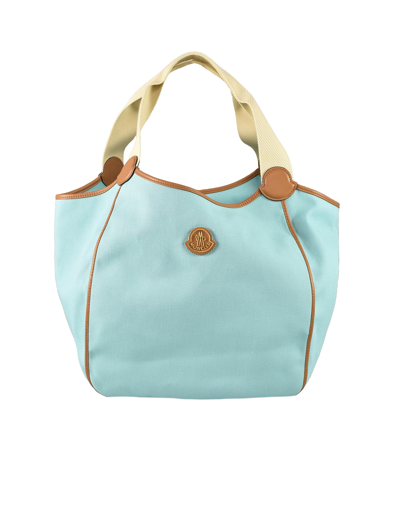 Moncler Womens Aqua Handbag In Green