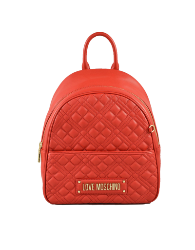 Love Moschino Womens Red Backpack