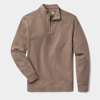 The Normal Brand Puremeso Weekend Quarter Zip In Brown
