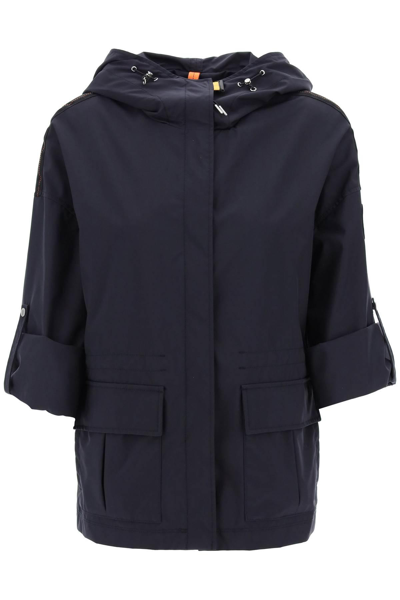 Parajumpers Midi Parka With Hood Hailee In Blue